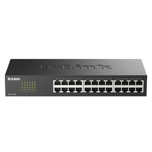 D-Link 24-Port 10 or 100Mbps Fast Ethernet Unmanaged Switch