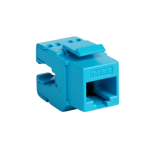 D-Link Cat6 UTP Keystone Jack-Blue