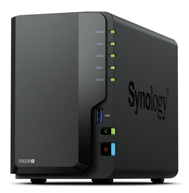 Synology DiskStation DS225+ 2-Bay NAS Enclosure